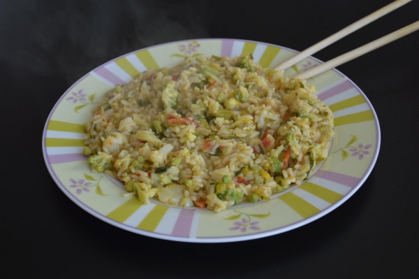 Risi diversi al curry con cavoli diversi