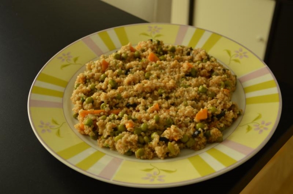 Spezzato di farro con verdure